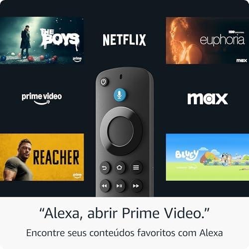  Fire TV Stick HD | Com controle remoto por voz com Alexa (inclui comandos de TV), controles de casa inteligente e streaming em HD 