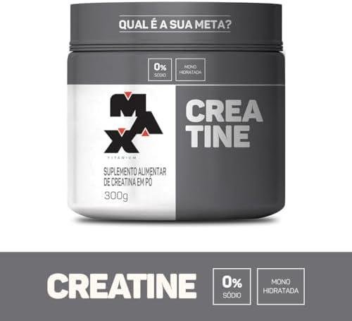        Max Titanium Creatina - Suplemento alimentar de creatina em pó, 300g       