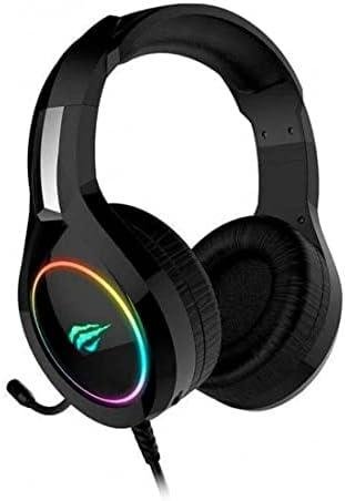 Havit HV-H2232d - Fone de Ouvido, Gamer, Iluminação RGB, com Microfone, Falante de 50mm, Conector 3.5mm